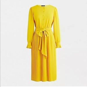 SOLD J. Crew Yellow Pleated Dress!💛 SOLD